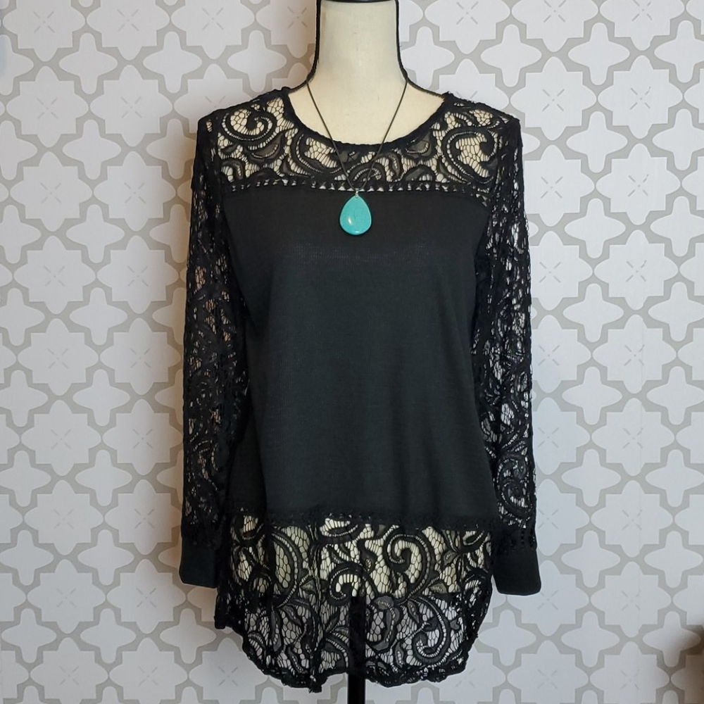 BOGO lace detail top.
